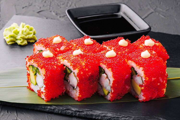 FZN: Azuma Tobikko Seasoned Flying Fish Roe Red (500G)