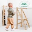 Toddler Tower : Tabouret d'appoint pliable pour tout-petits - Beige