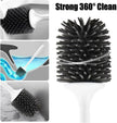 Toilet Spray Cleaner Home Fashion Simple Toilet Cleaning Brush Set