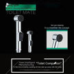 Toilet Spray Cleaner Plastic Electroplating Health Faucet Toilet Spray Gun