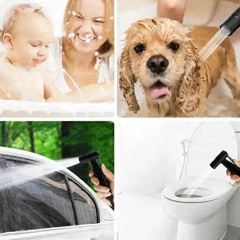 Toilet Spray Cleaner Stainless Steel Toilet Gun Set For Domestic Use