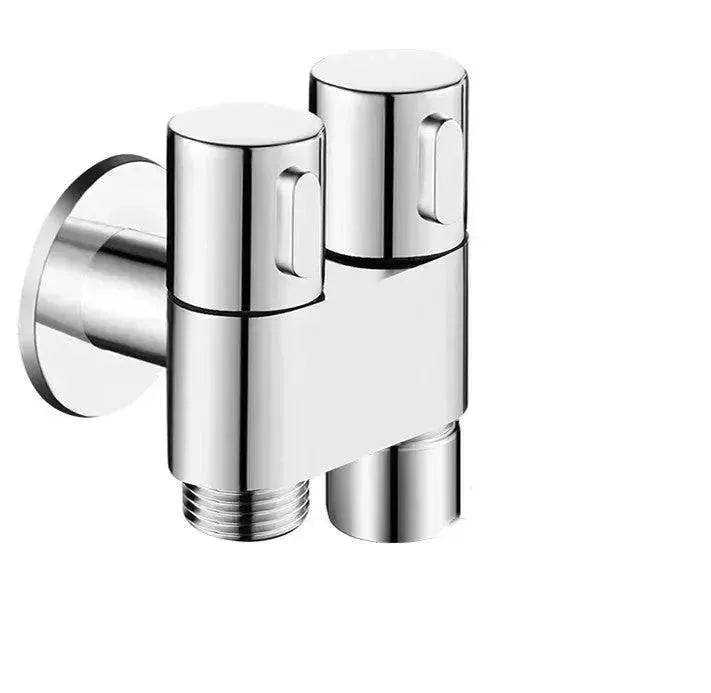 Toilet Spray Cleaner Toilet Booster Spray Gun Double Control Angle Valve Brass Faucet