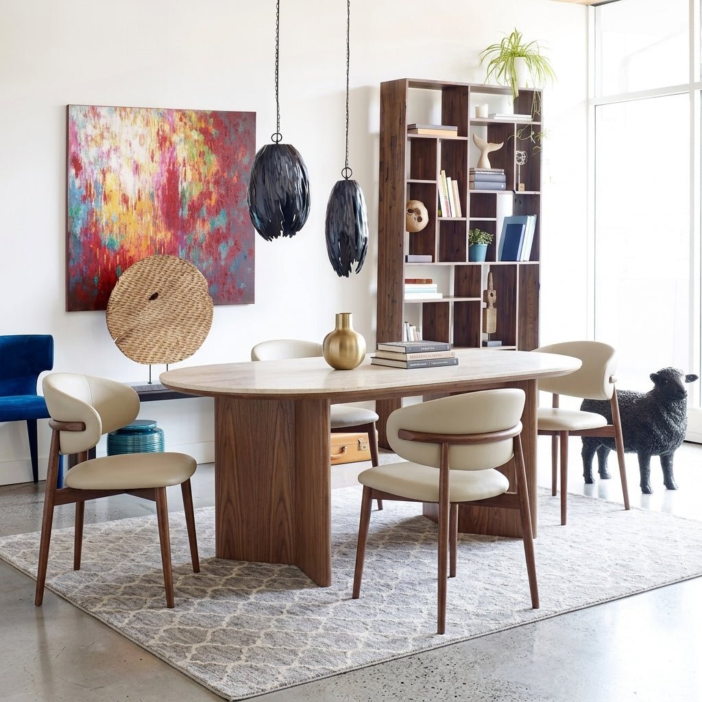 Tokyo Oval Dining Table and Chair Set