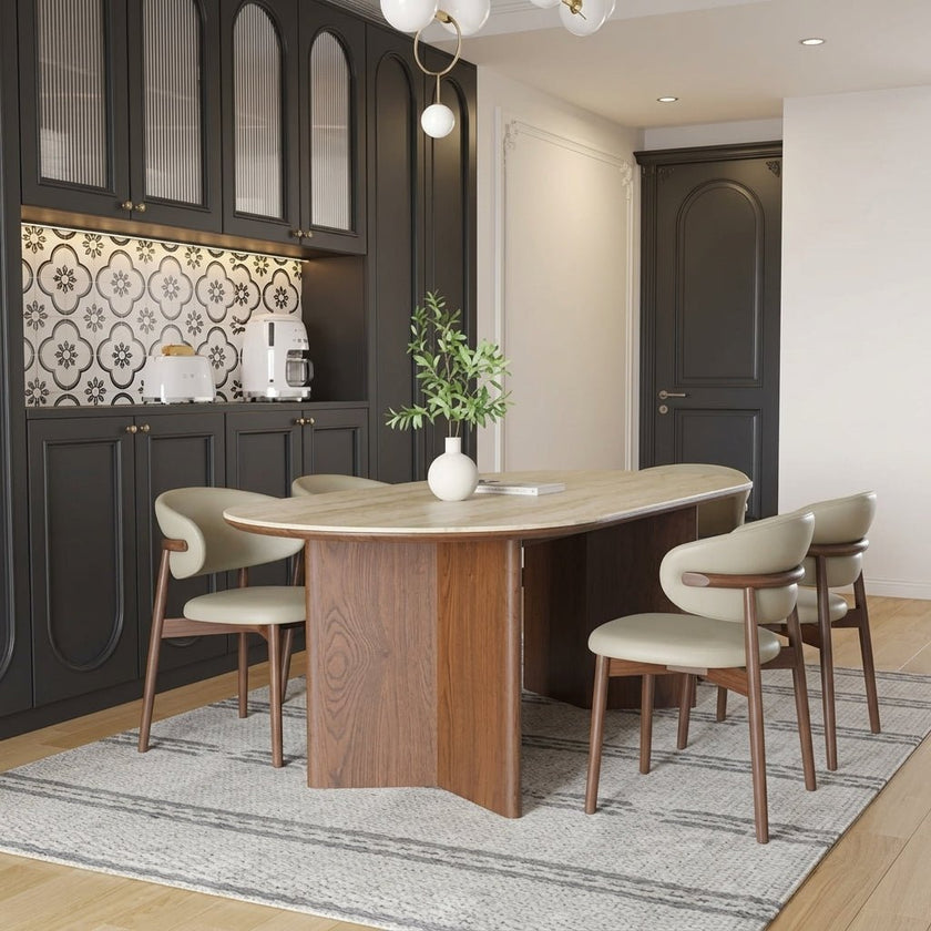 Tokyo Oval Dining Table and Chair Set