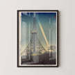 Tokyo Tower Giclee Print: Shiro Kasamatsu Japanese Woodblock Art