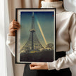 Tokyo Tower Giclee Print: Shiro Kasamatsu Japanese Woodblock Art
