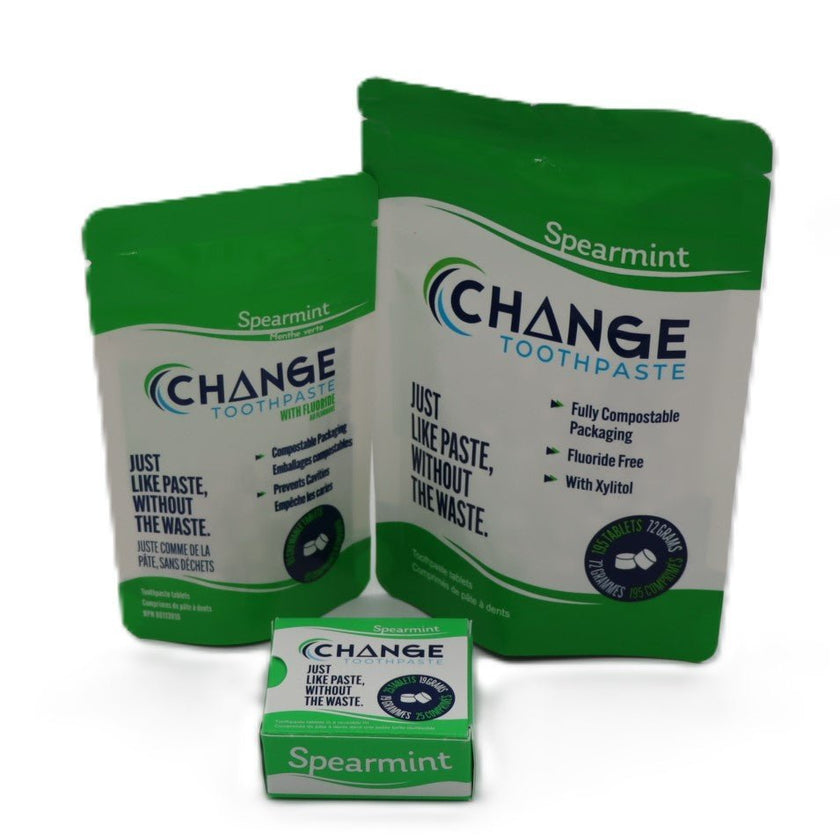 Toothpaste Tablets - Spearmint - With Fluoride