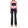 Top Bootleg Pants Suit Two-piece Set