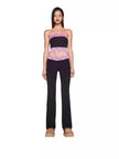Women's Bootleg Pants Suit Two-Piece Set – Sleeveless Top & Wide Leg Trousers | Canada & USA
