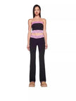 Women's Bootleg Pants Suit Two-Piece Set – Sleeveless Top & Wide Leg Trousers | Canada & USA