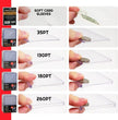 25 EVORETRO Toploader 35pt/55pt/75pt/100pt/180pt – Pack of 25 for Trading Cards