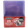 25 EVORETRO Toploader 35pt/55pt/75pt/100pt/180pt – Pack of 25 for Trading Cards
