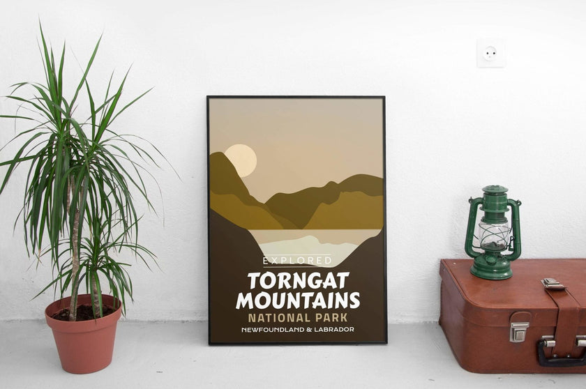 Torngat Mountains National Park 'Explored' Poster, Canada Parks