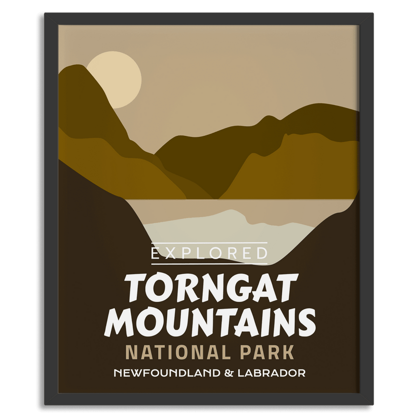 Torngat Mountains National Park 'Explored' Poster, Canada Parks
