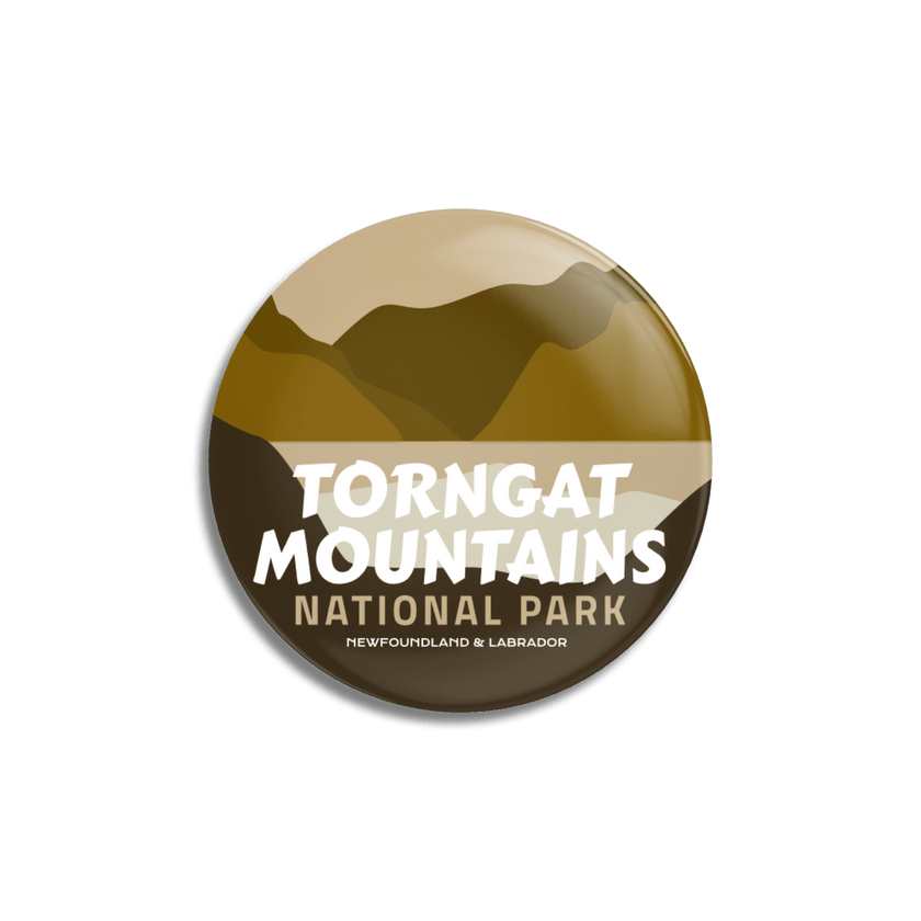 Torngat Mountains National Park of Canada Pinback Button, Canada Parks