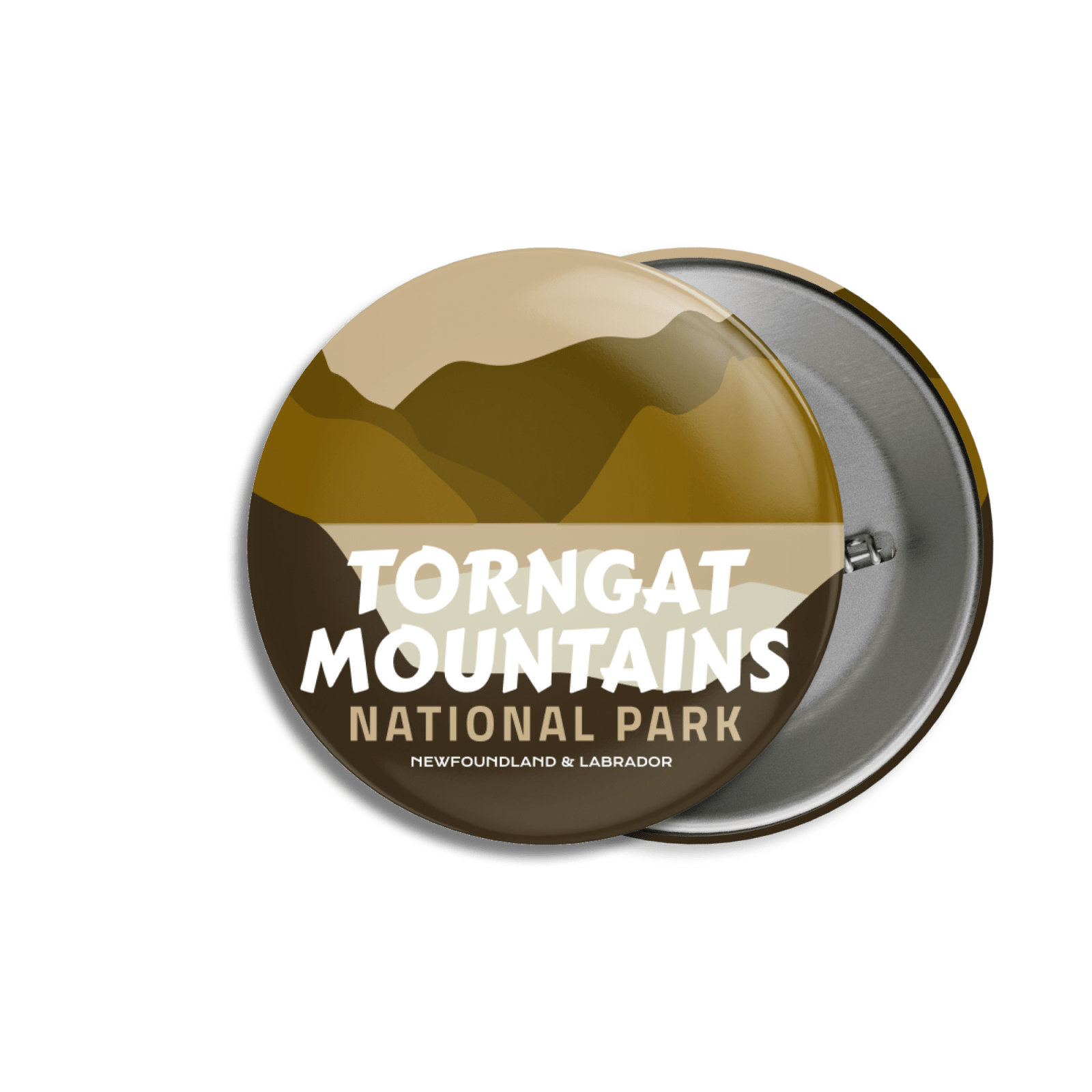 Torngat Mountains National Park of Canada Pinback Button, Canada Parks