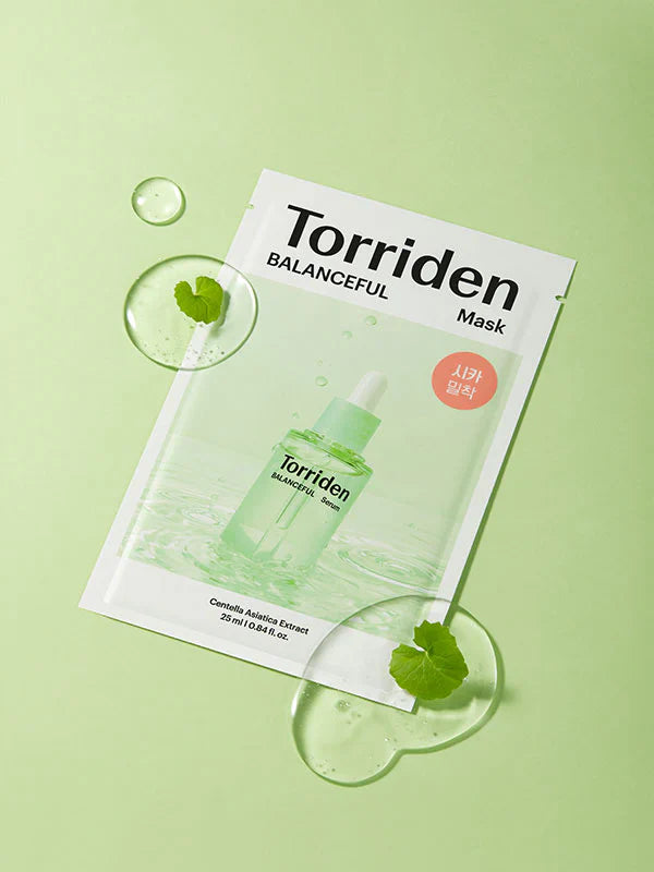 Torriden Balanceful Cica Mask 25ml - 1 BOX / 10 PCS