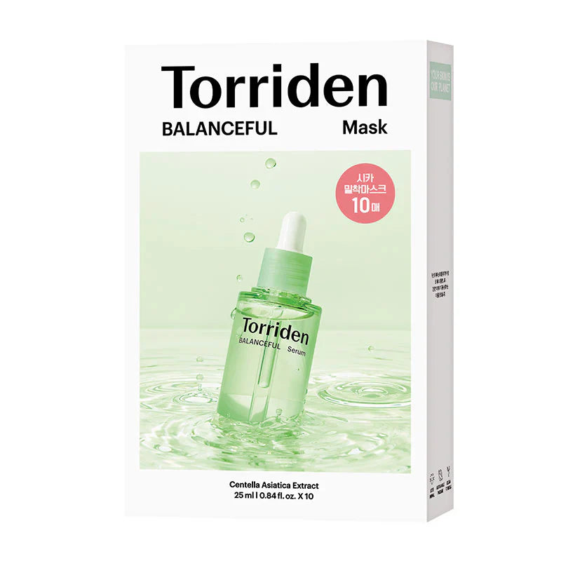 Torriden Balanceful Cica Mask 25ml - 1 BOX / 10 PCS