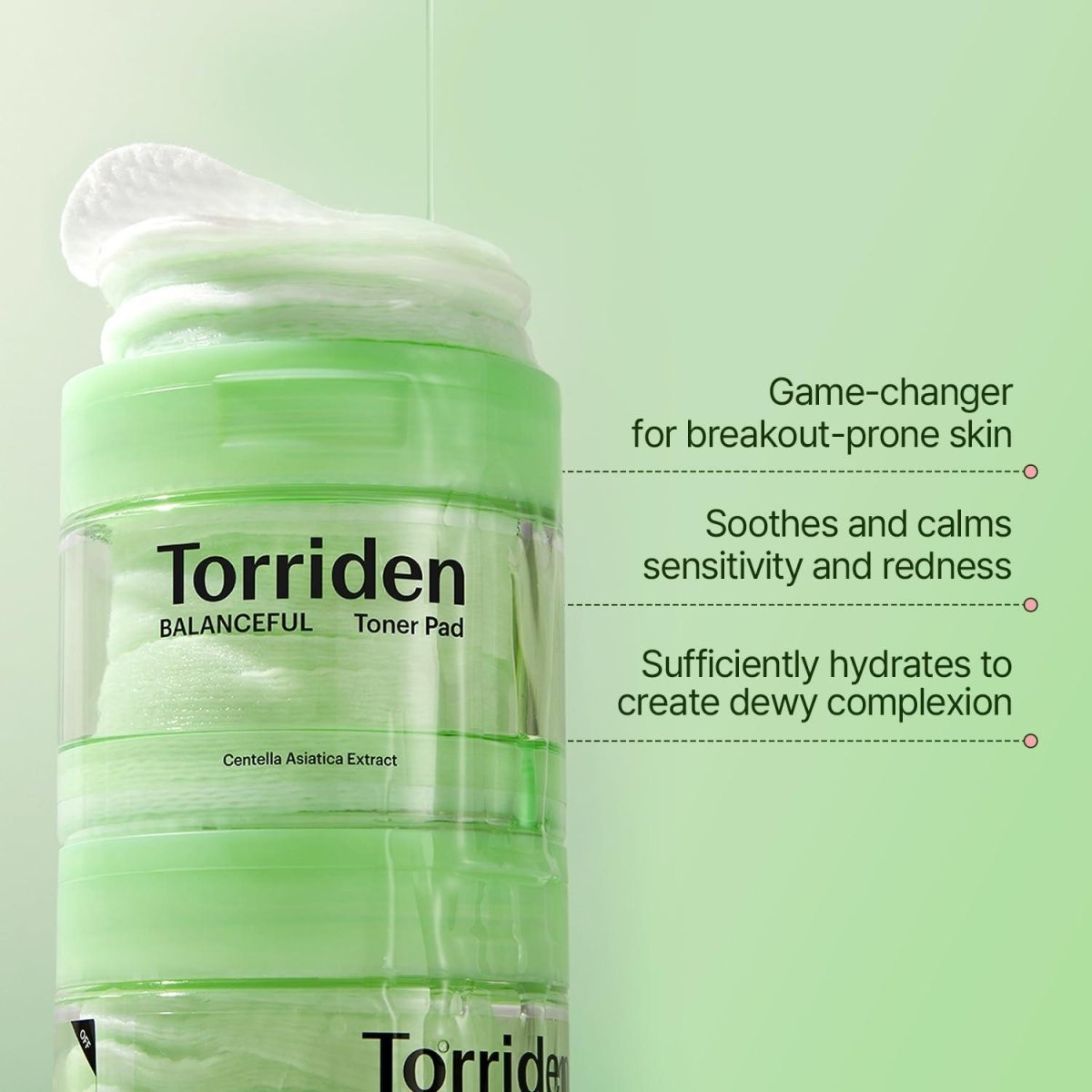 Torriden Balanceful Cica Toner Pad 180ml / 60pads