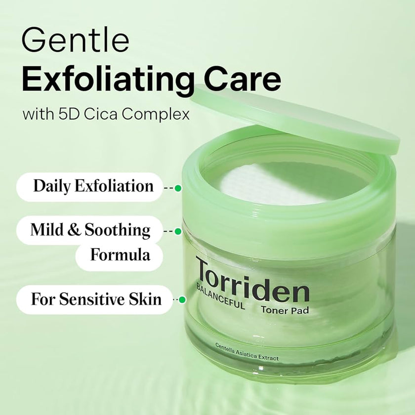 Torriden Balanceful Cica Toner Pad 180ml / 60pads