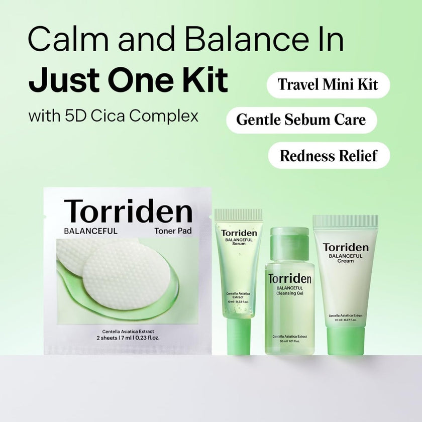 Torriden Balanceful Trial Kit For Sensitive Skin
