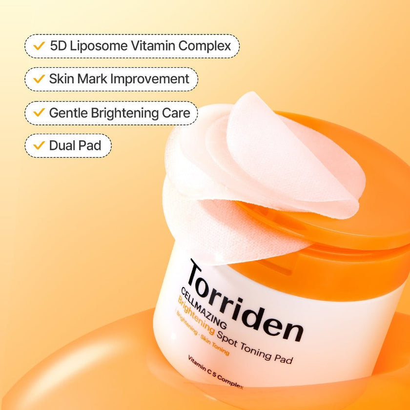 Torriden Cellmazing Brightening Spot Toning Pad 175ml / 70pads