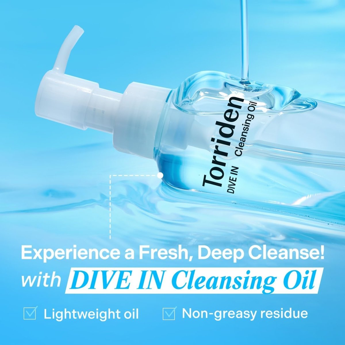 Torriden Dive-In Low Molecular Hyaluronic Acid Cleansing Oil 200ml