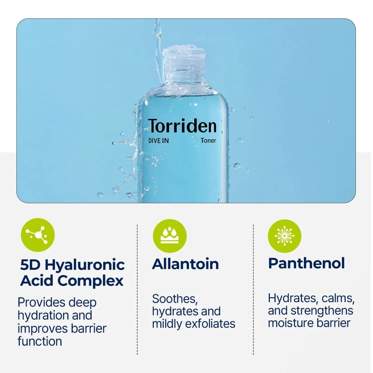 Torriden Dive-In Low Molecular Hyaluronic Acid Toner 300ml