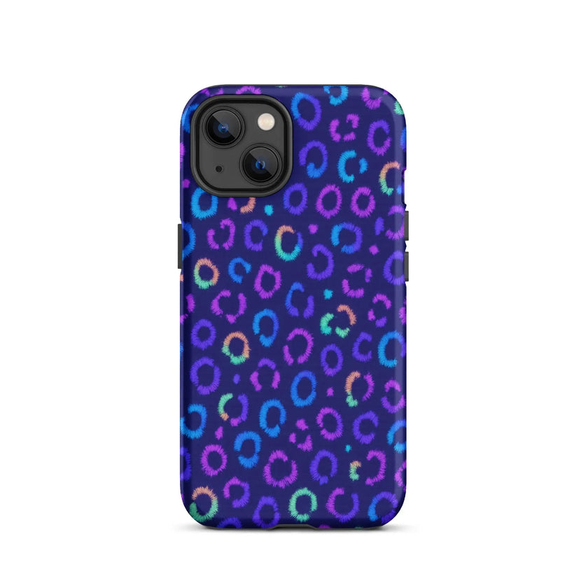 Tough Case for iPhone® Neon Leopard Print
