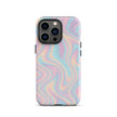 Tough Case for iPhone® Light Marble Effect