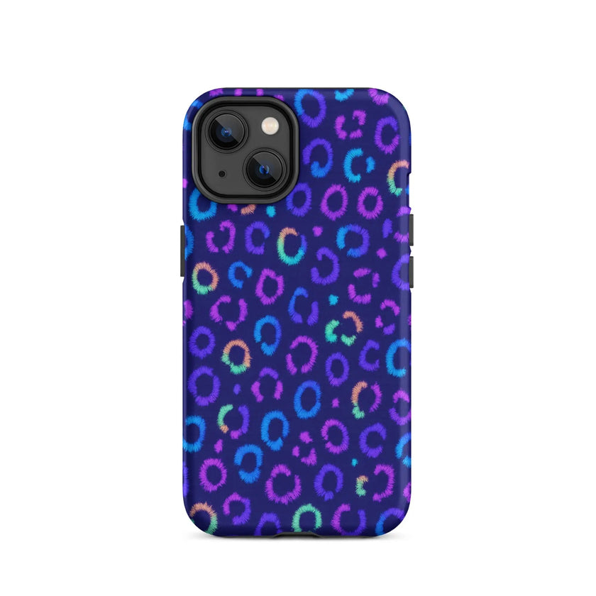 Tough Case for iPhone® Neon Leopard Print