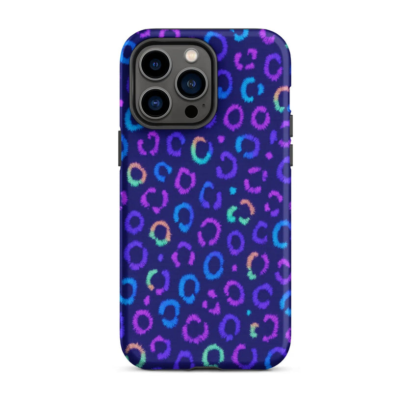 Tough Case for iPhone® Neon Leopard Print