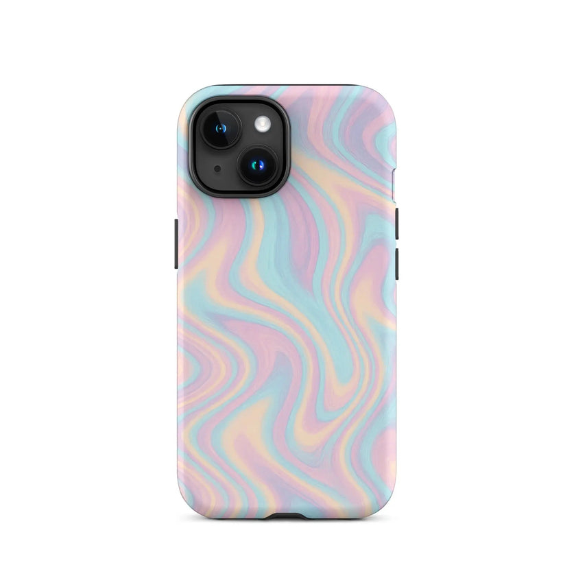 Tough Case for iPhone® Light Marble Effect