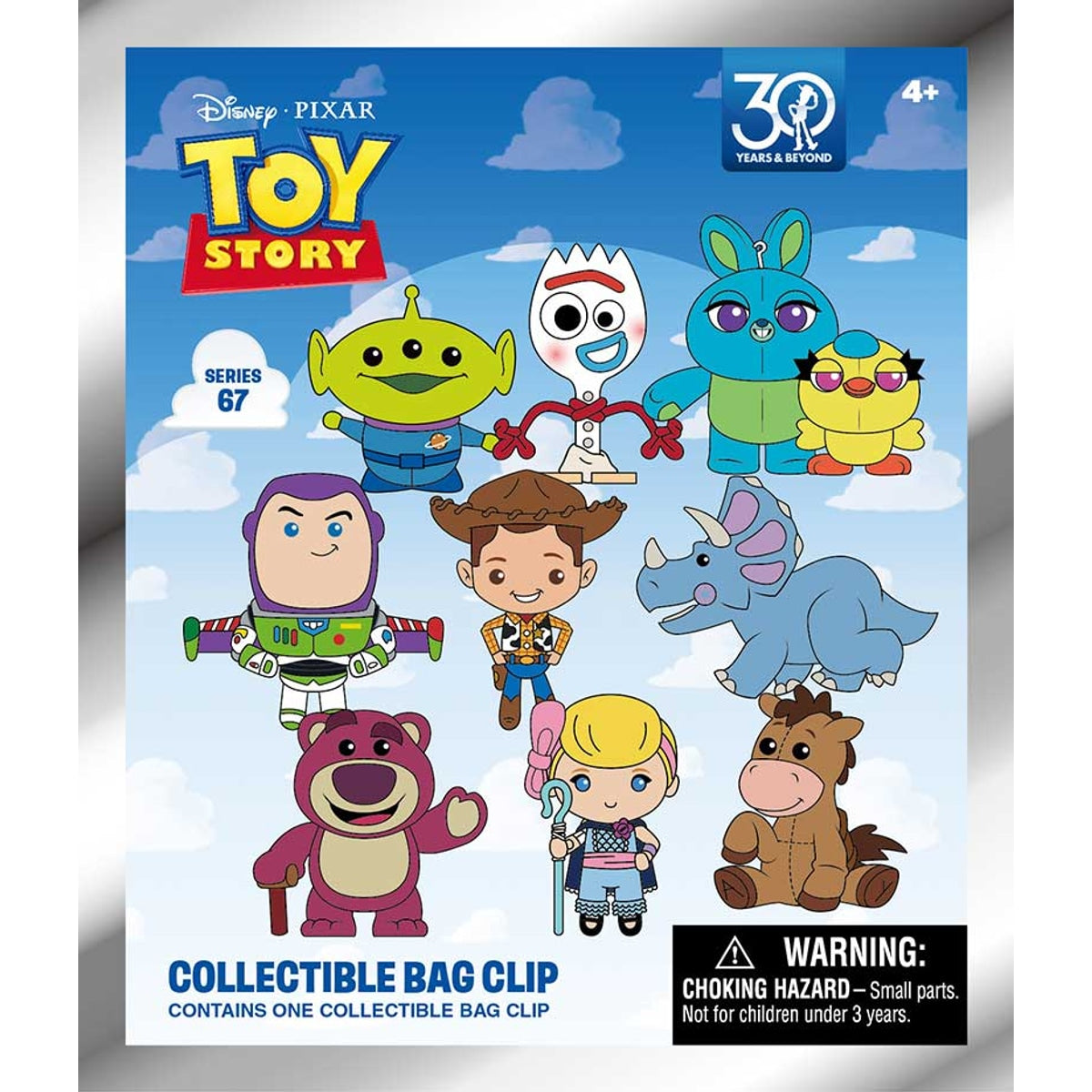 Toy Story 30th Anniversary 3D Foam Bag Clip
