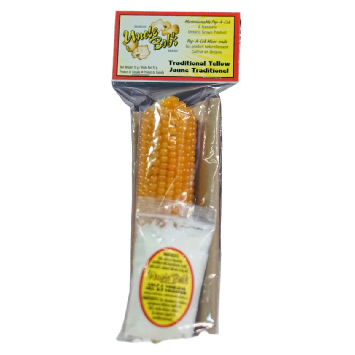 Traditional Yellow Pop A Cob with Salt & Vinegar Seasoning