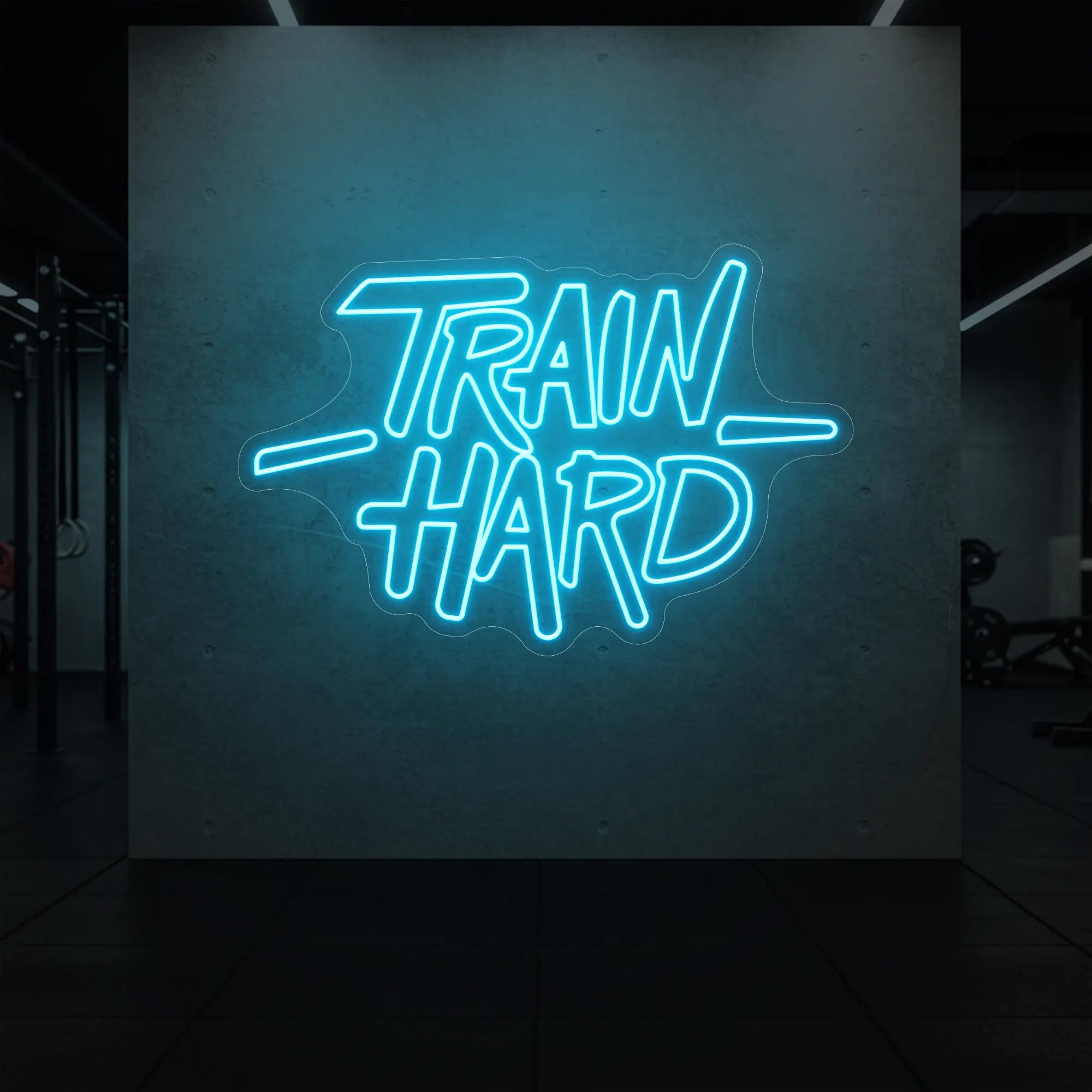 TRAIN HARD Neon Sign