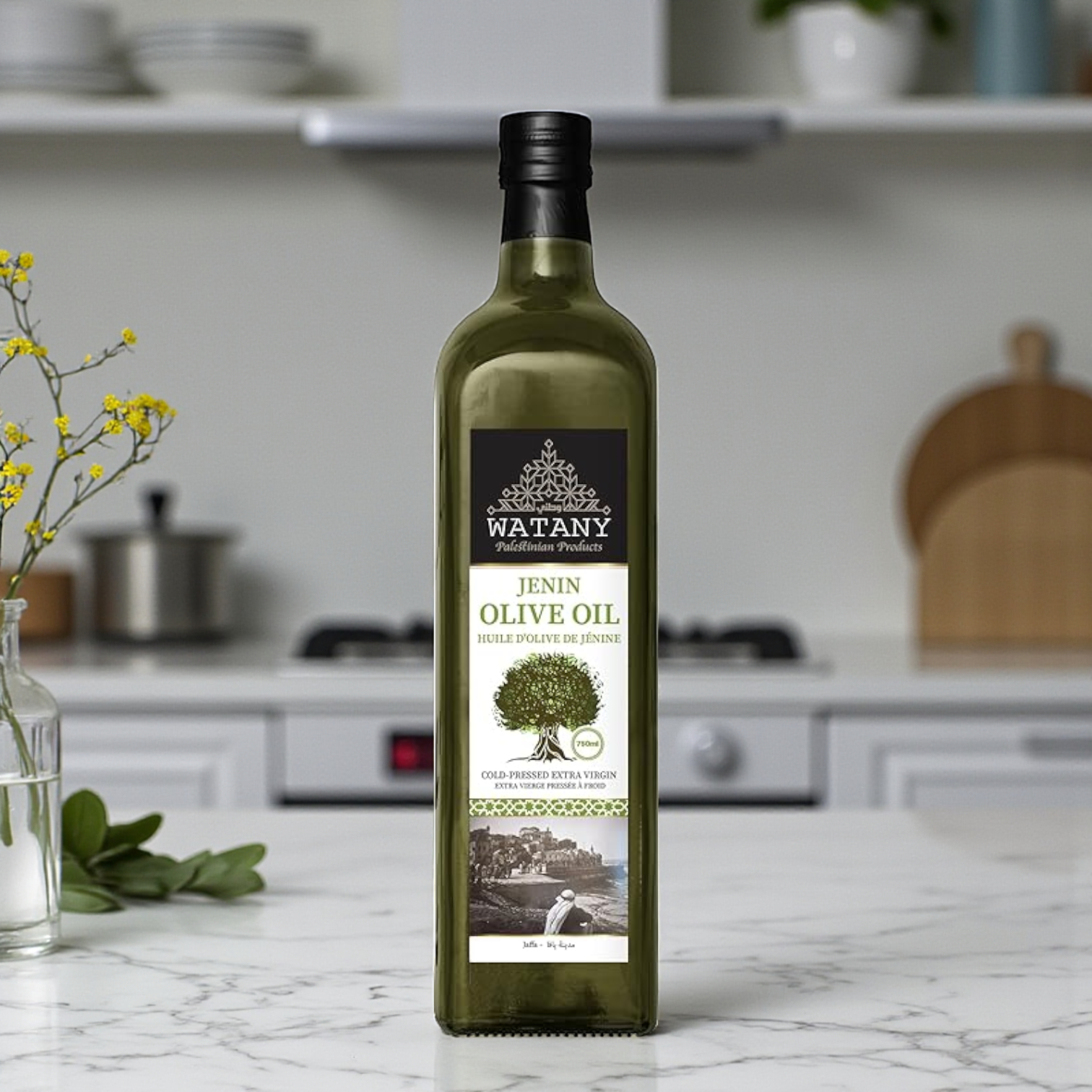 Jenin Palestinian Olive Oil – Premium Extra Virgin Olive Oil (750 ml, 1 L & 16 L Options)