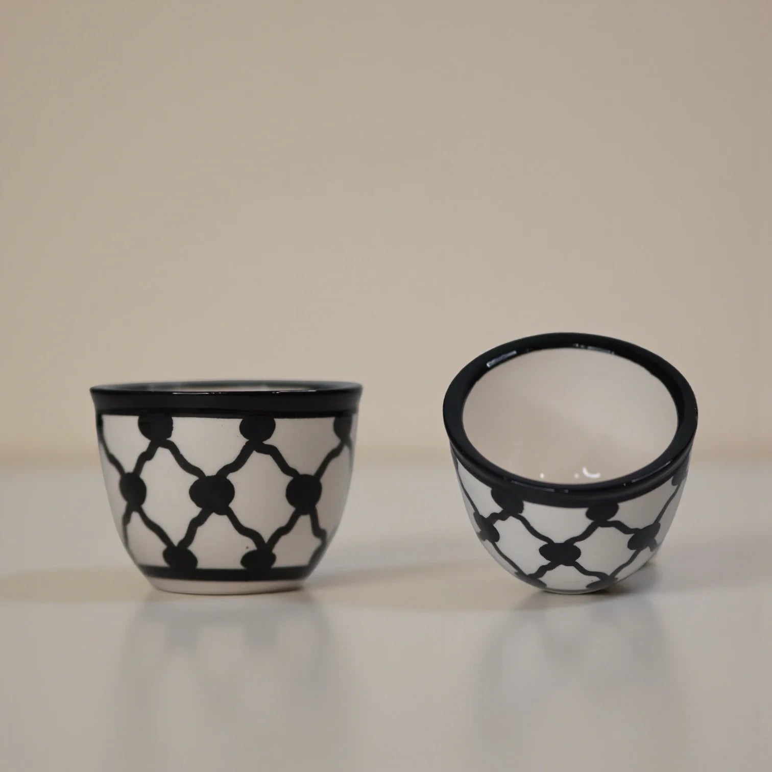 Tasses à café palestiniennes Sada (lot de 6) 6x6x5 cm
