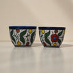 Tasses à café palestiniennes Sada (lot de 6) 6x6x5 cm