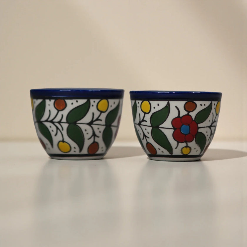 Tasses à café palestiniennes Sada (lot de 6) 6x6x5 cm