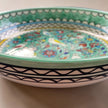 Janna Ceramic Bowl – Floral Serving, Salad & Pasta Bowl, Decorative Mediterranean Tableware (23cm, 28cm, 35cm)