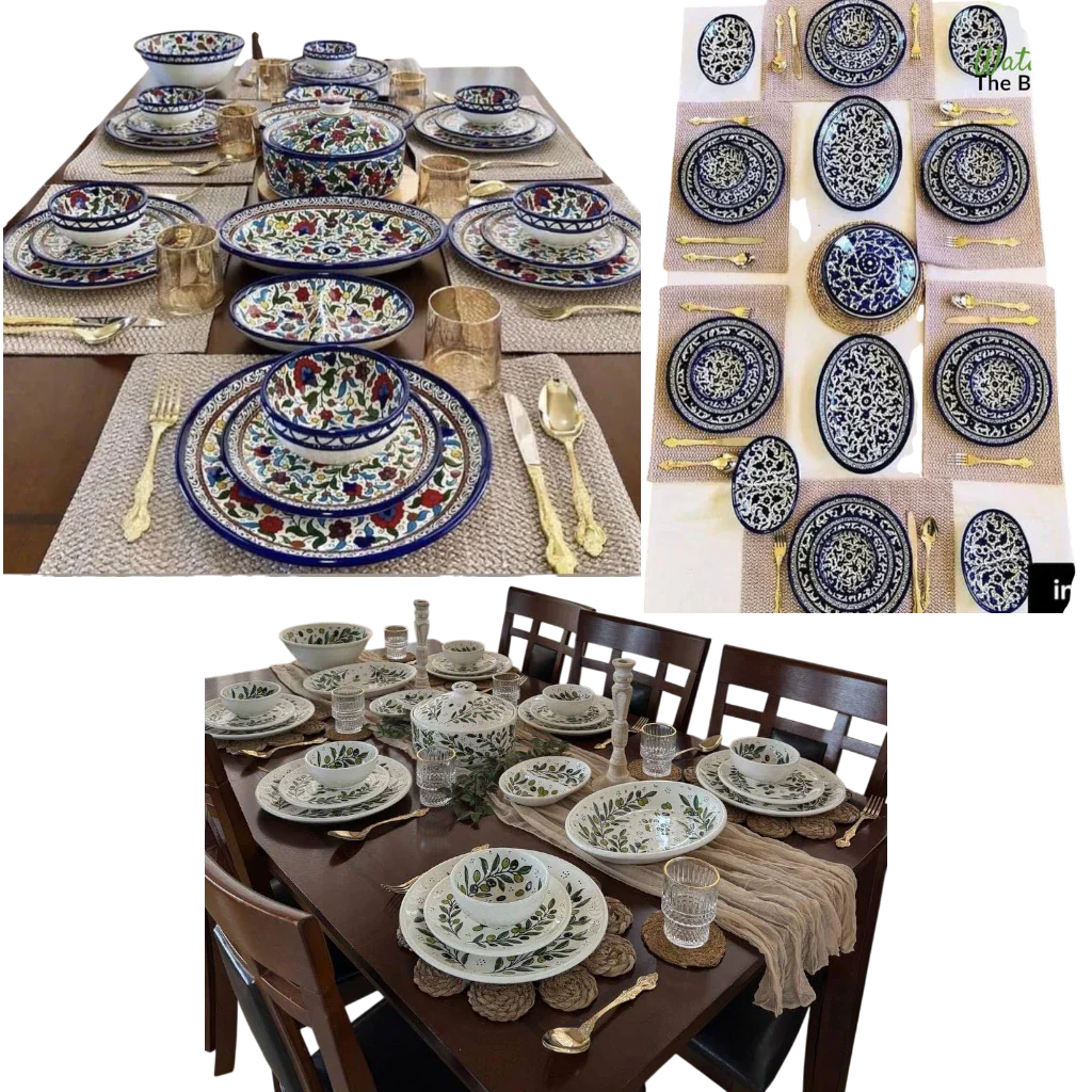 Handcrafted Ceramic Dinnerware Set for 6 – Luxury Tableware Dinner Set & Homeware Decor