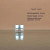 Transparent Face Cream Bottle Glass Cosmetics