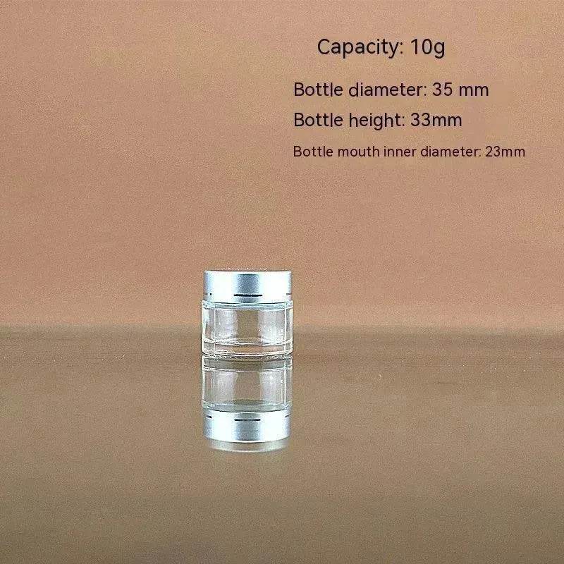 Transparent Face Cream Bottle Glass Cosmetics