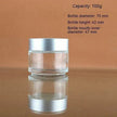 Transparent Face Cream Bottle Glass Cosmetics
