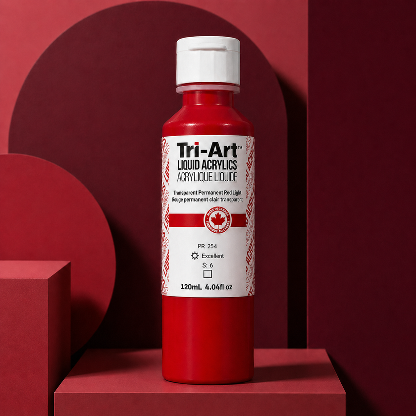 Tri-Art Liquids - Transparent Permanent Red Light