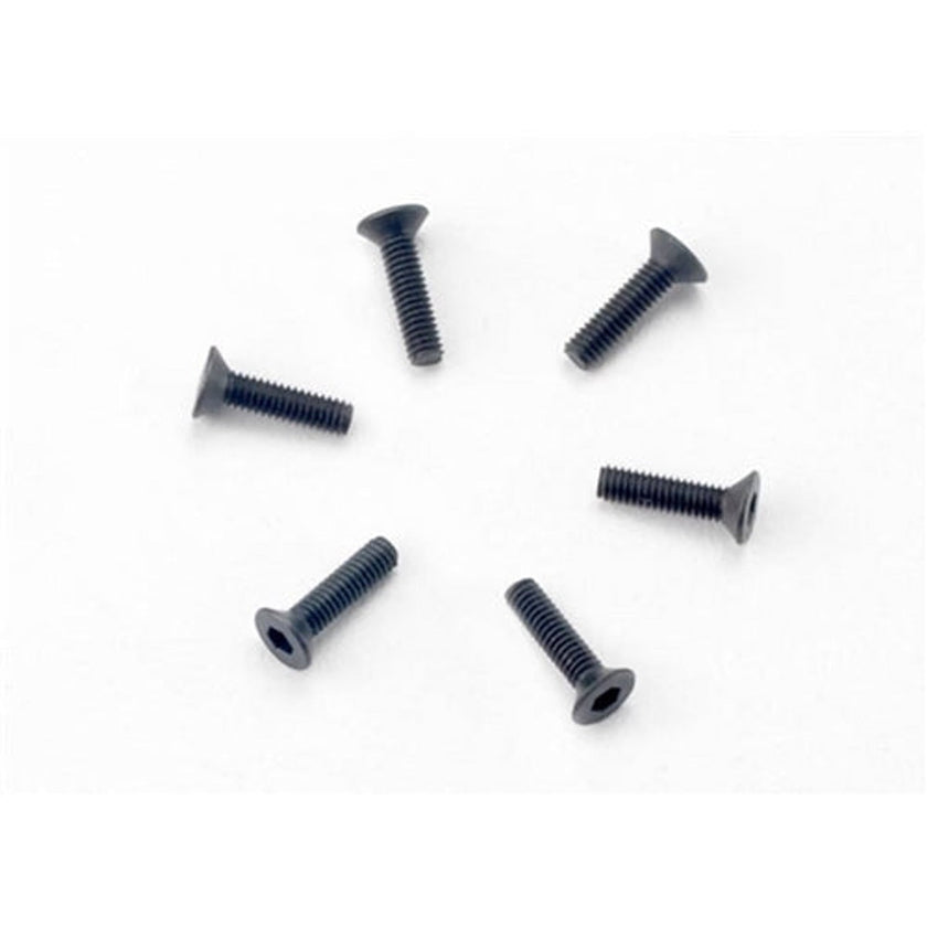 Traxxas 2523 2.5x10mm Countersunk Machine Screws (Hex Drive) (6) NIB