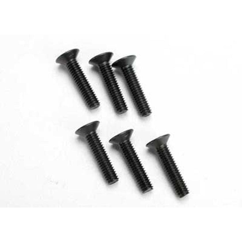 Traxxas 2547 4x18mm Flat Head Screws (6) NIB