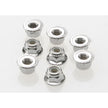 Traxxas 4mm Steel Flanged Serrated Nylon Locknut (8)