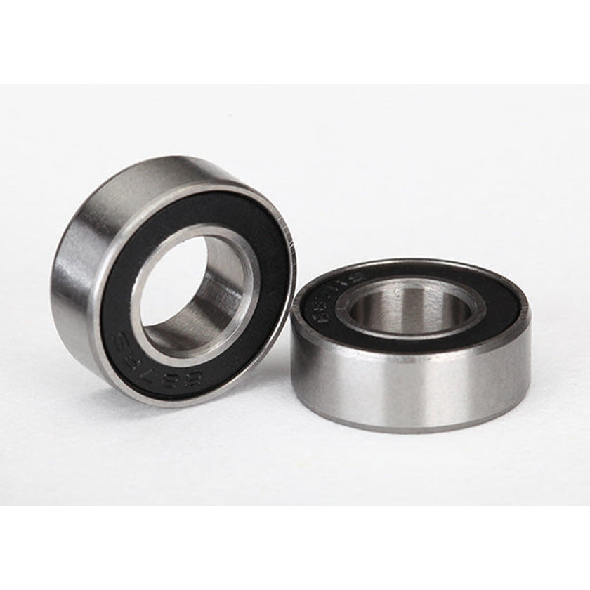 Traxxas 5103A Ball Bearing Black Rubber Sealed 7x14x5mm (2) NIB